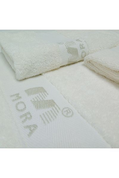 Mora 3 Piece Super Absorbent Bamboo Cotton Towel Set for Body, Face and Hands
