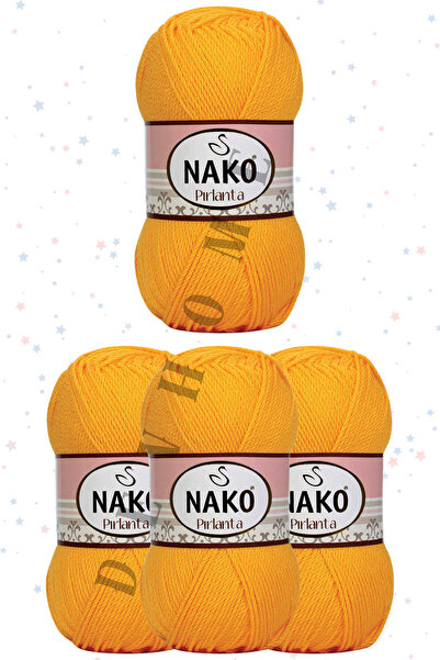 devhome Nako Diamond Ață de tricotat manuală Ață Amigurumi 4 buc. Culori mixt...