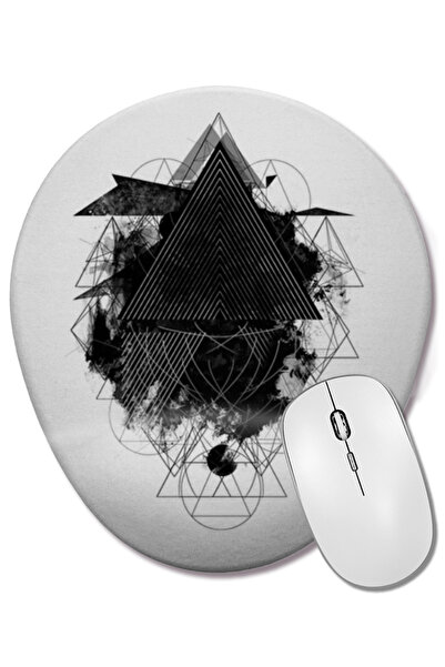 BASKI DÜNYASI Mouse Pad oval cu suport pentru încheietura mâinii