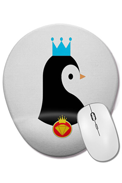 BASKI DÜNYASI Οβάλ ποντίκι με υποστήριξη καρπού Pinguim Pengüen