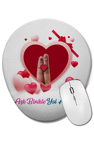 BASKI DÜNYASI Δώρο για την Ημέρα του Αγίου Βαλεντίνου 055 Οβάλ ποντίκι με υπο...