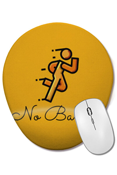 BASKI DÜNYASI Citat amuzant No Balance Mouse Pad oval cu suport pentru închei...