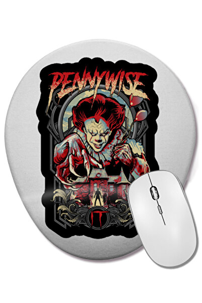 BASKI DÜNYASI Pennywise 02 ovalna podloga za miša sa podrškom za zglob