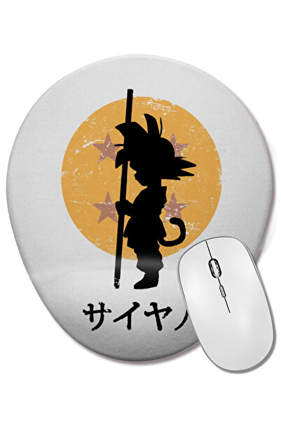 BASKI DÜNYASI Mouse Pad oval Goku On Sunset Dragon Ball cu suport pentru înch...