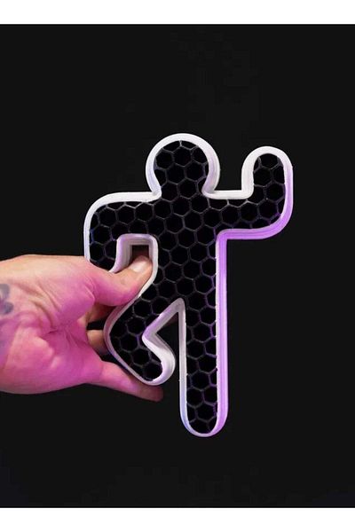 3D Brothers Chalk Outline Pencil Holder - Sleek and Functional esk Organizer