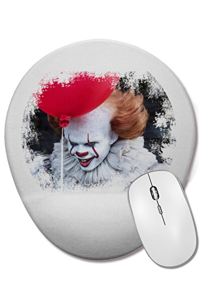 BASKI DÜNYASI Mouse Pad oval cu suport pentru încheietura mâinii pentru Inter...