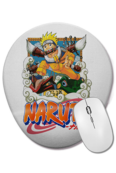BASKI DÜNYASI Uzumaki Naruto Anime Naruto Classico Mouse Pad oval cu suport p...