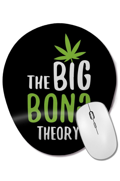 BASKI DÜNYASI The Big Bong Theory 08 Mouse Pad oval cu suport pentru încheiet...