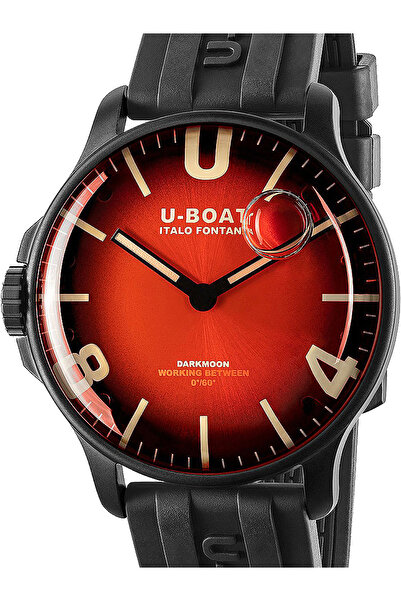 U-BOAT 8697/B Σκούρο Κόκκινο PVD Soleil 44mm 5ATM