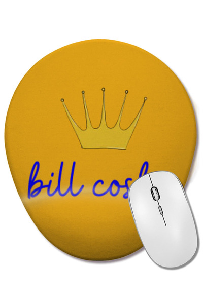 BASKI DÜNYASI Mouse Pad oval Bill Cosby cu suport pentru încheietura mâinii