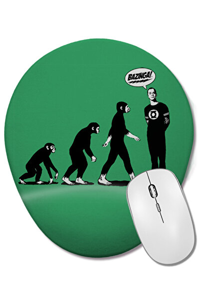 BASKI DÜNYASI The Big Bang Theory 2 Mouse Pad oval cu suport pentru încheietu...