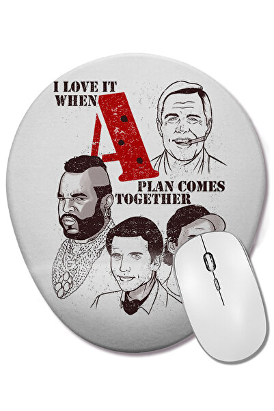 BASKI DÜNYASI Οβάλ ποντίκι με υποστήριξη καρπού της ομάδας A