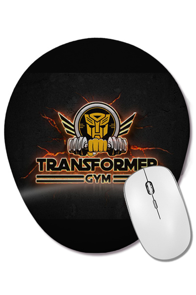 BASKI DÜNYASI Transformers Gym 02 Mouse Pad oval cu suport pentru încheietura...