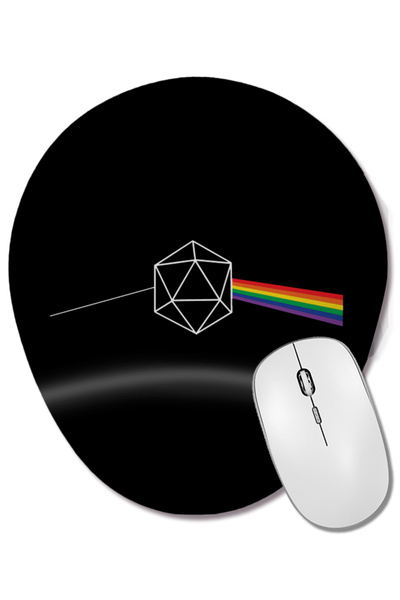 BASKI DÜNYASI Dungeons And Dragons Dice Dark Side Of The Moon Mouse Pad oval ...