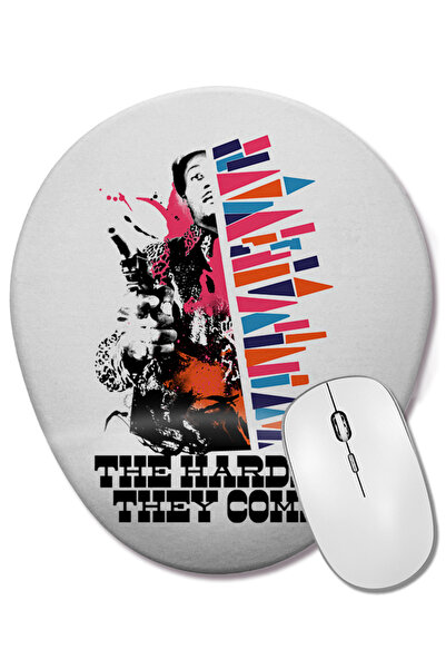 BASKI DÜNYASI Mouse Pad oval cu suport pentru încheietura mâinii The Harder T...