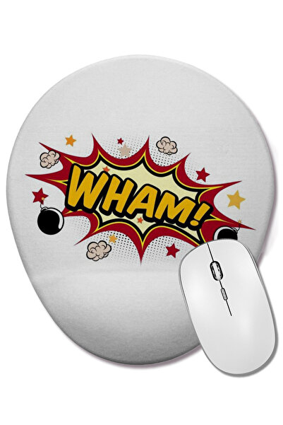 BASKI DÜNYASI Οβάλ ποντίκι με υποστήριξη καρπού Wham