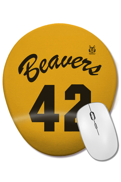 BASKI DÜNYASI Tricouri de baschet Teen Wolf Mouse Pad oval cu suport pentru î...