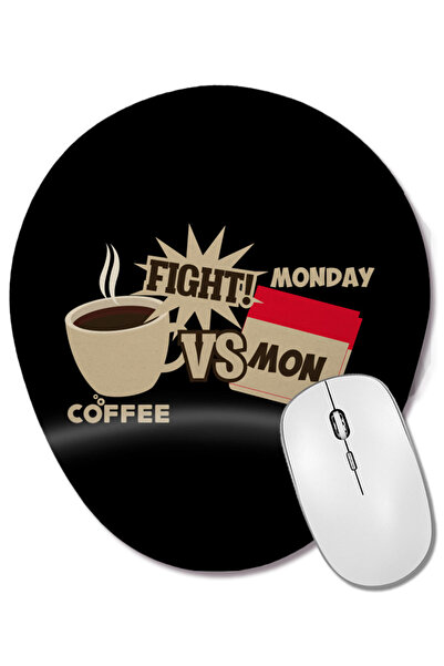 BASKI DÜNYASI Кафе срещу понеделник! Забавна подложка за мишка с подложка за ...