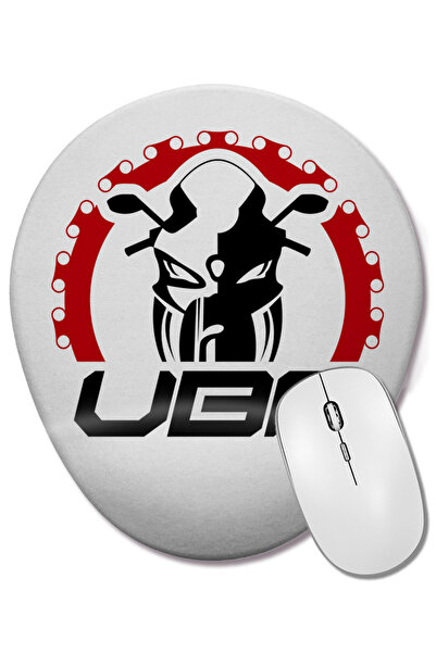 BASKI DÜNYASI Mouse Pad oval Yamaha YZF R25 cu suport pentru încheietura mâinii