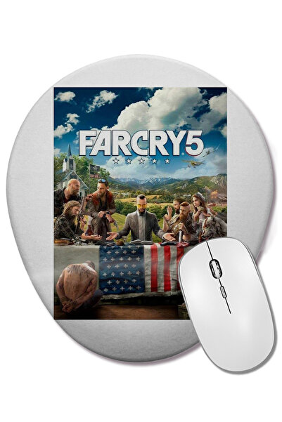 BASKI DÜNYASI Farcry 5 Οβάλ ποντίκι με υποστήριξη καρπού