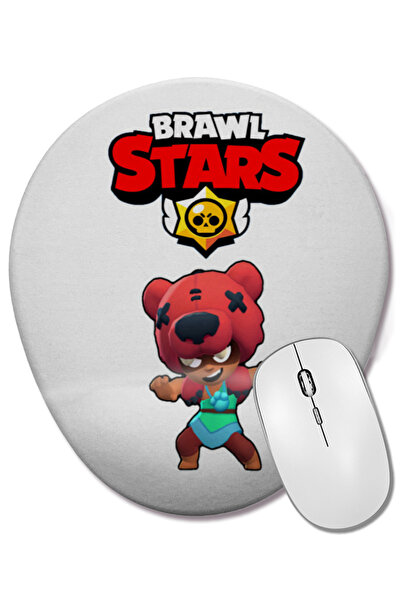 BASKI DÜNYASI Brawl Stars Nıta Mouse Pad oval cu suport pentru încheietura mâ...
