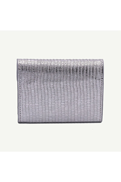 Uderra Leather Uderra Genuine Leather Silver Women's Wallet - S1Kc0006