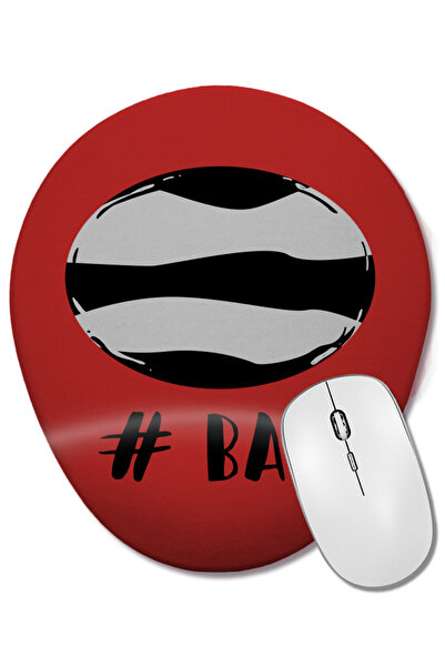 BASKI DÜNYASI Christmas Bah Humbug Swee Mouse Pad oval cu suport pentru înche...