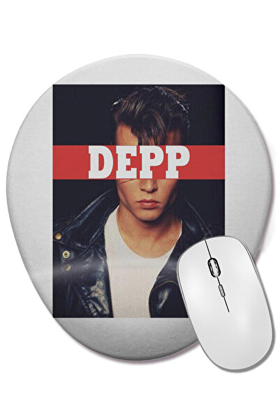 BASKI DÜNYASI Mouse Pad oval cu suport pentru încheietura mâinii Depp
