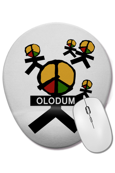 BASKI DÜNYASI Mouse Pad oval cu suport pentru încheietura mâinii Michael Jackson