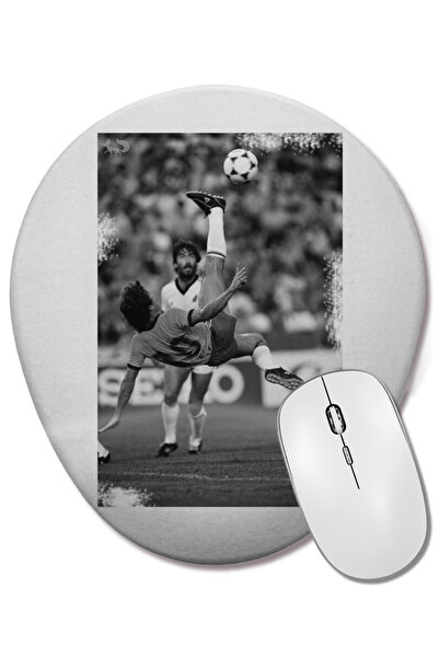 BASKI DÜNYASI Mouse Pad oval Zico Madre 2 cu suport pentru încheietura mâinii