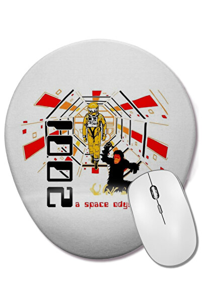 BASKI DÜNYASI 2001 Uma Odisseia no Espaço Mouse Pad oval cu suport pentru înc...