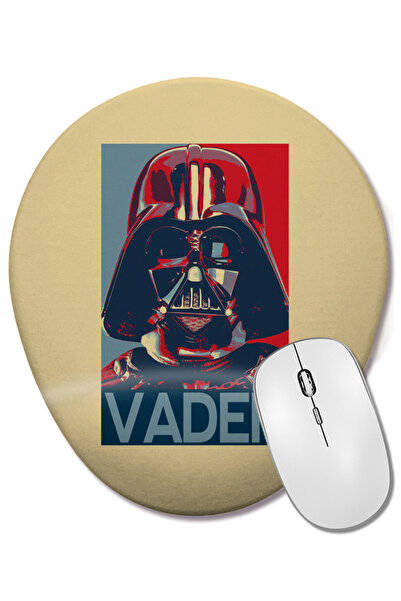 BASKI DÜNYASI Mouse Pad oval Darth Vader Star Wars cu suport pentru încheietu...