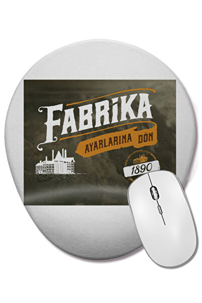 BASKI DÜNYASI Οβάλ ποντίκι με υποστήριξη καρπού, που μπορεί να περιστραφεί, μ...