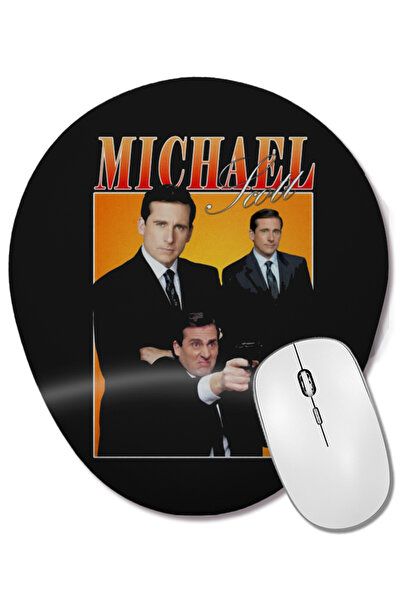 BASKI DÜNYASI Mouse Pad oval cu suport pentru încheietura mâinii Crying Micha...