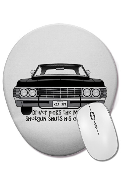 BASKI DÜNYASI Supernatural Driver Picks The Music 01 Mouse Pad oval cu suport...