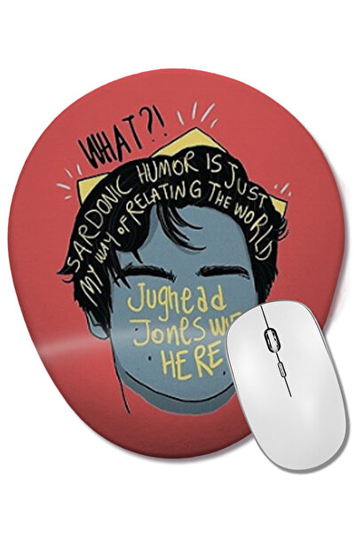 BASKI DÜNYASI Οβάλ ποντίκι υπολογιστή Riverdale με στήριγμα καρπού, με σχέδιο...