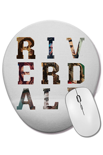 BASKI DÜNYASI Riverdale Letter Portraits Οβάλ ποντίκι με υποστήριξη καρπού