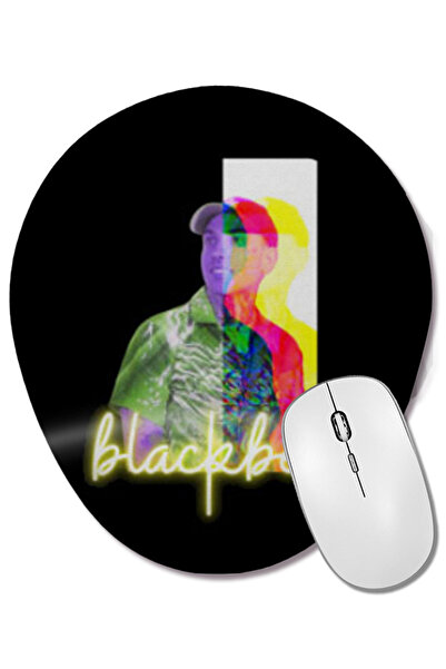 BASKI DÜNYASI Mouse Pad oval Blackbear cu suport pentru încheietura mâinii