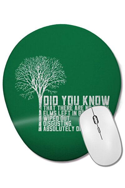 BASKI DÜNYASI Mouse Pad oval cu suport pentru încheietura mâinii Alan Partrid...