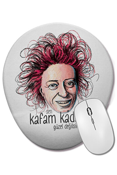 BASKI DÜNYASI Οβάλ ποντίκι με υποστήριξη καρπού Yıldız Tilbe