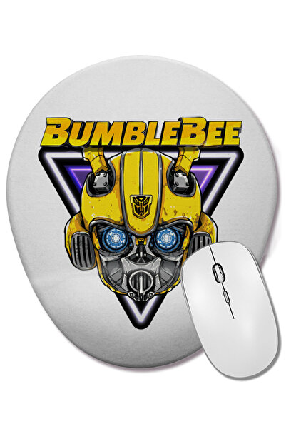 BASKI DÜNYASI Bumblebee the Guardian 01 Οβάλ ποντίκι με υποστήριξη καρπού