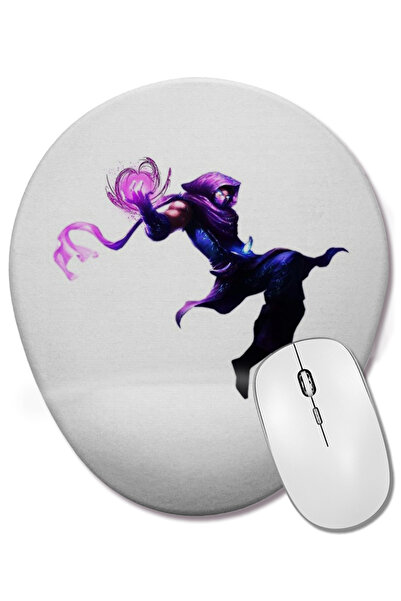 BASKI DÜNYASI Mouse Pad oval Malzahar cu suport pentru încheietura mâinii