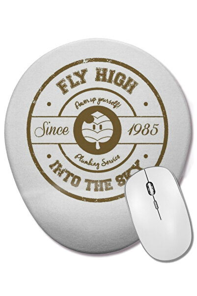 BASKI DÜNYASI Folha Από το 1985 Οβάλ ποντίκι με υποστήριξη καρπού