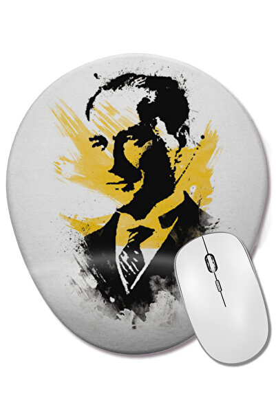 BASKI DÜNYASI Οβάλ ποντίκι με υποστήριξη καρπού Mustafa Kemal Atatürk