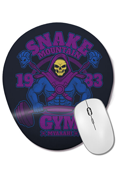 BASKI DÜNYASI Mouse Pad oval Snake Mountaın cu suport pentru încheietura mâinii