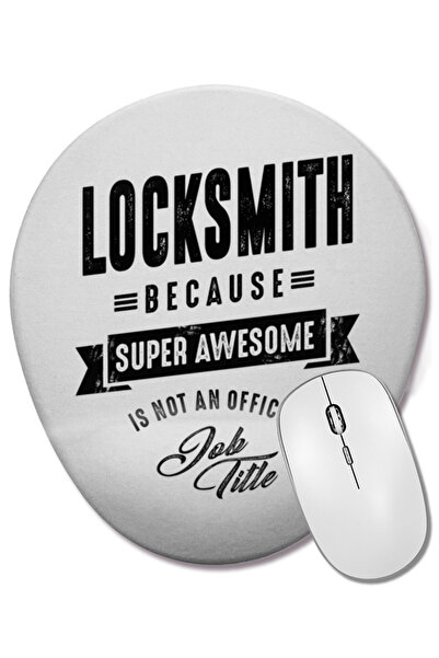 BASKI DÜNYASI Οβάλ ποντίκι ποντικοπολλαπλής χρήσης με στήριγμα καρπού, δώρο γ...