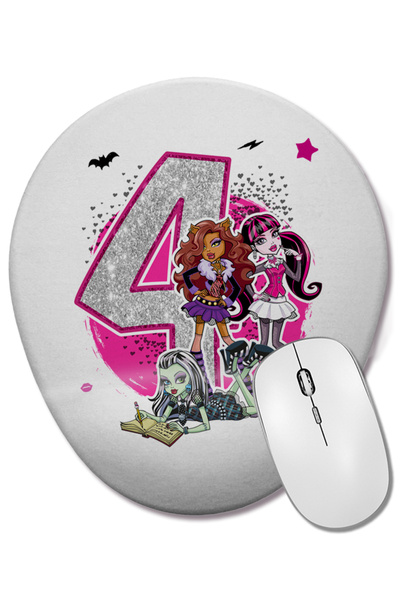 BASKI DÜNYASI Mouse Pad oval cu suport pentru încheietura mâinii, care te face să simți că poți fi oricine