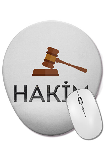 BASKI DÜNYASI Mouse Pad oval cu suport pentru încheietura mâinii Hakim