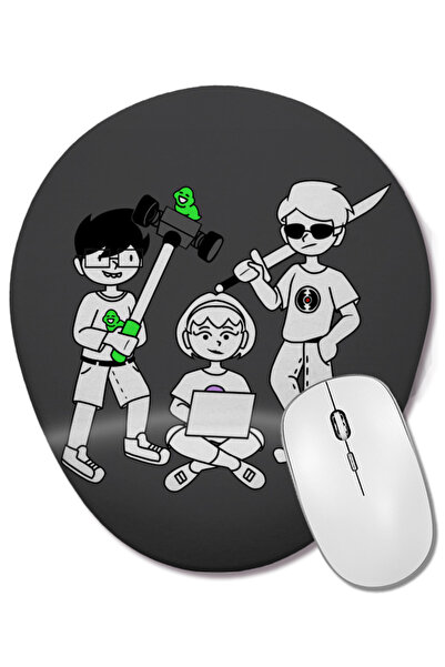 BASKI DÜNYASI Οβάλ ποντίκι με υποστήριξη καρπού Act 2 Gang Homestuck