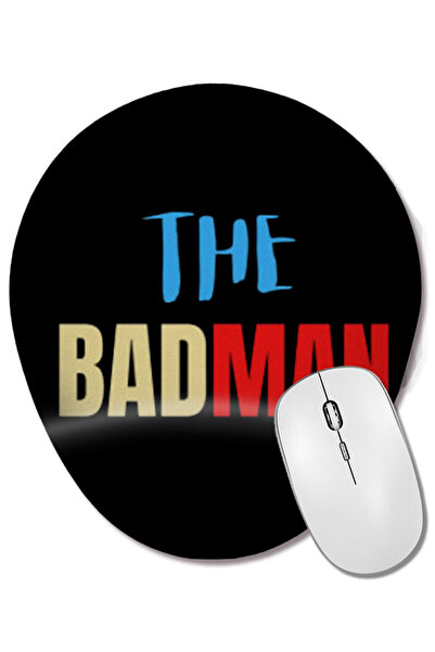 BASKI DÜNYASI Mouse Pad oval THE BADMAN cu suport pentru încheietura mâinii